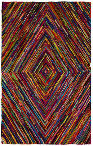 Safavieh Nantucket 513 Hand Tufted 100% Cotton Pile Rug NAN513A-4SQ