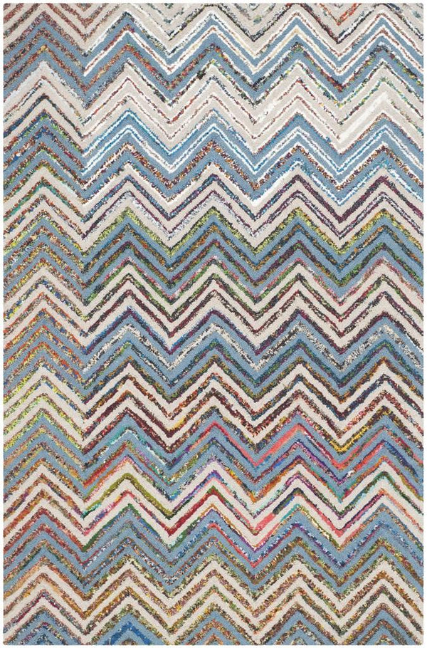 Safavieh Nantucket 601 Hand Tufted 50% Wool and 50% Cotton Rug NAN601A-4SQ