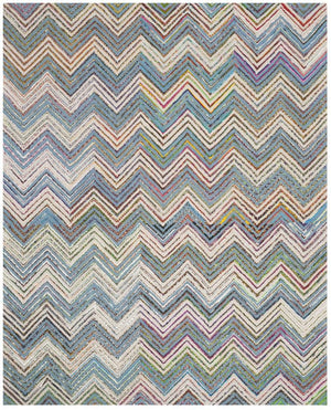 Safavieh Nantucket 601 Hand Tufted 50% Wool and 50% Cotton Rug NAN601A-4SQ
