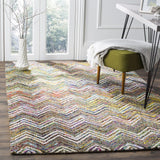 Safavieh Nantucket 601 Hand Tufted 50% Wool and 50% Cotton Rug NAN601B-4SQ