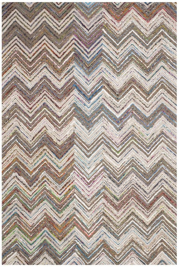 Safavieh Nantucket 601 Hand Tufted 50% Wool and 50% Cotton Rug NAN601B-4SQ