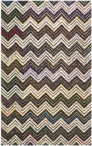 Safavieh Nantucket 601 Hand Tufted 50% Wool and 50% Cotton Rug NAN601C-4SQ