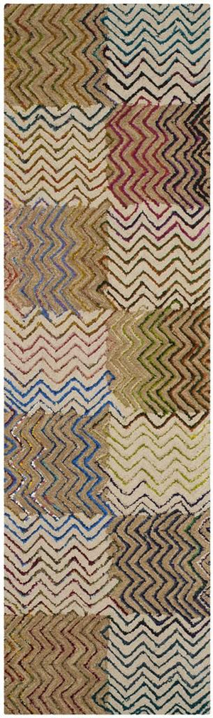 Safavieh Nantucket 602 Hand Tufted 50% Wool and 50% Cotton Rug NAN602A-4SQ