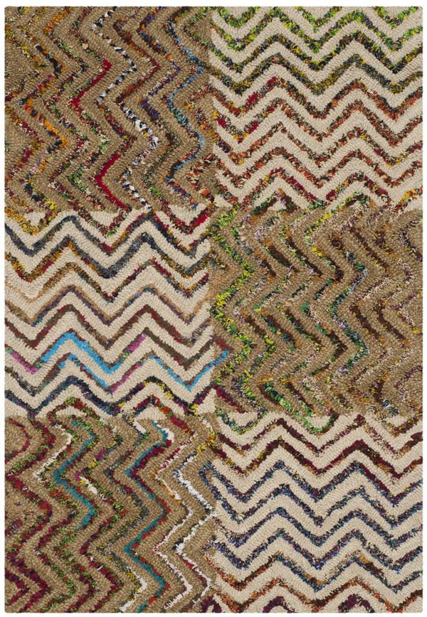 Safavieh Nantucket 602 Hand Tufted 50% Wool and 50% Cotton Rug NAN602A-4SQ