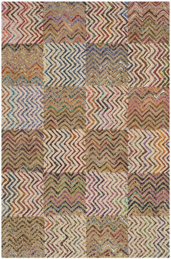 Safavieh Nantucket 602 Hand Tufted 50% Wool and 50% Cotton Rug NAN602A-4SQ