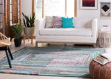 Safavieh Nantucket 603 Hand Tufted 50% Wool and 50% Cotton Rug NAN603A-4SQ