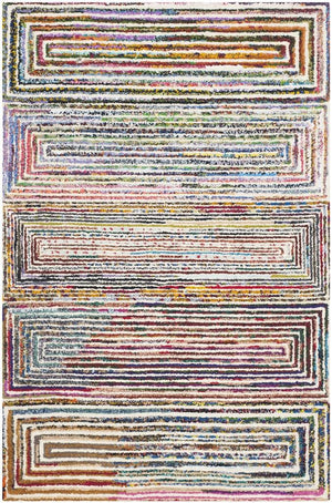 Safavieh Nantucket 604 Hand Tufted 50% Wool and 50% Cotton Rug NAN604A-4SQ