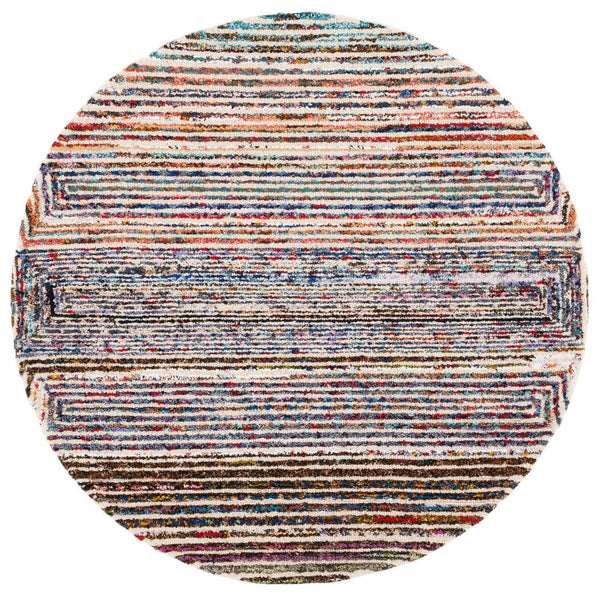 Safavieh Nantucket 604 Hand Tufted 50% Wool and 50% Cotton Rug NAN604A-4SQ