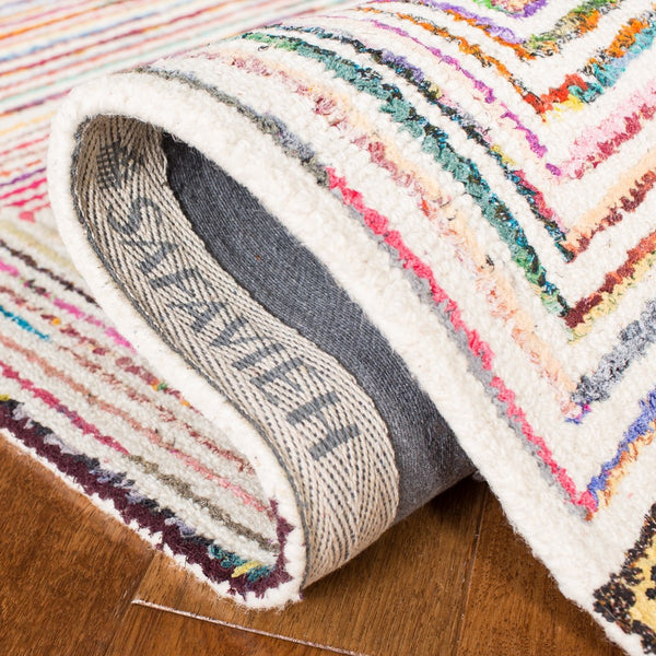 Safavieh Nantucket 604 Hand Tufted 50% Wool and 50% Cotton Rug NAN604A-4SQ