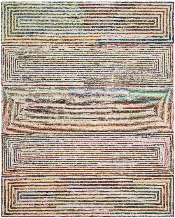 Safavieh Nantucket 604 Hand Tufted 50% Wool and 50% Cotton Rug NAN604A-4SQ