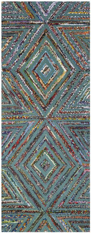 Safavieh Nantucket 607 Hand Tufted 50% Wool and 50% Cotton Rug NAN607A-4SQ