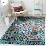 Safavieh Nantucket 607 Hand Tufted 50% Wool and 50% Cotton Rug NAN607A-4SQ