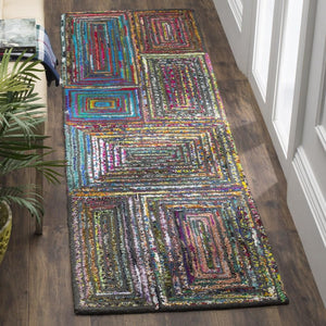 Safavieh Nantucket 609 Hand Tufted 50% Wool and 50% Cotton Rug NAN609A-4SQ