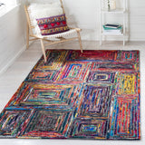 Safavieh Nantucket 609 Hand Tufted 50% Wool and 50% Cotton Rug NAN609A-4SQ