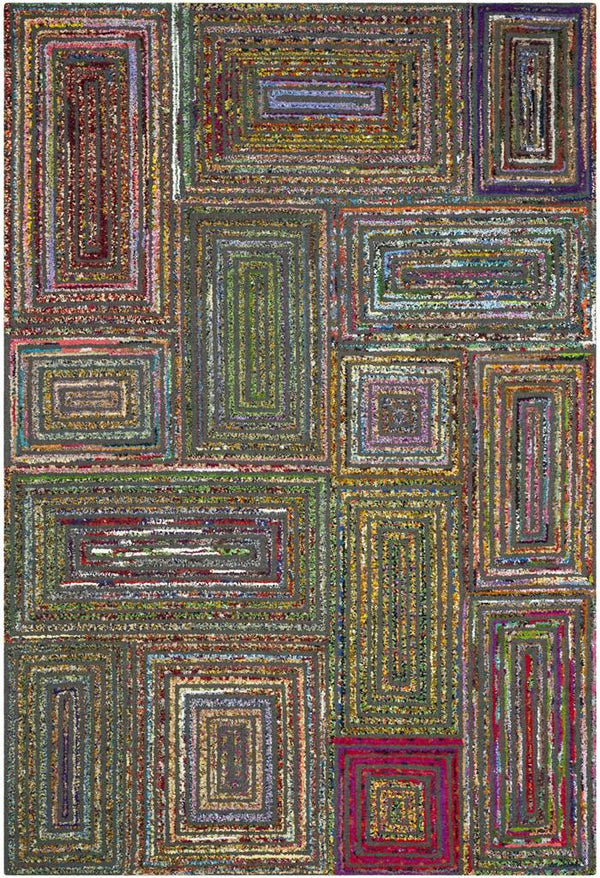 Safavieh Nantucket 609 Hand Tufted 50% Wool and 50% Cotton Rug NAN609A-4SQ