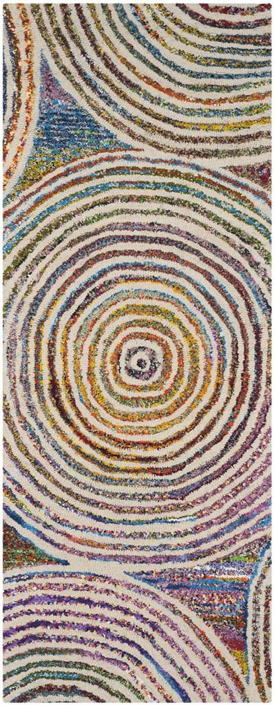 Safavieh Nantucket 610 Hand Tufted 50% Wool and 50% Cotton Rug NAN610A-4SQ