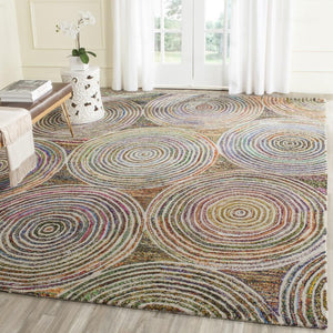 Safavieh Nantucket 610 Hand Tufted 50% Wool and 50% Cotton Rug NAN610A-4SQ