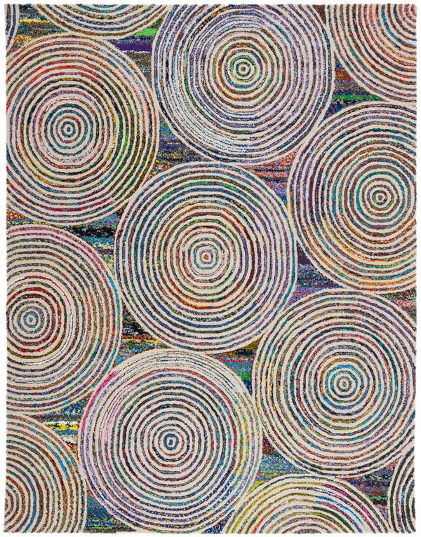 Safavieh Nantucket 610 Hand Tufted 50% Wool and 50% Cotton Rug NAN610A-4SQ