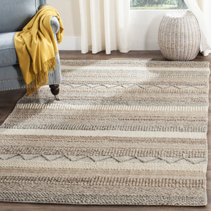 Safavieh Natura 101 Hand Woven 60 % Wool 40 % Cotton Rug NAT101A-9SQ