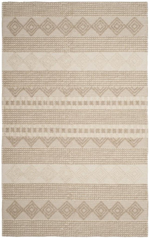 Safavieh Natura 102 Hand Woven 60 % Wool 40 % Cotton Rug NAT102B-4SQ