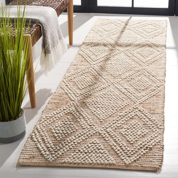 Safavieh Natura 60% Jute, 30% Wool, 10% Cotton Hand woven Rug NAT107A-8