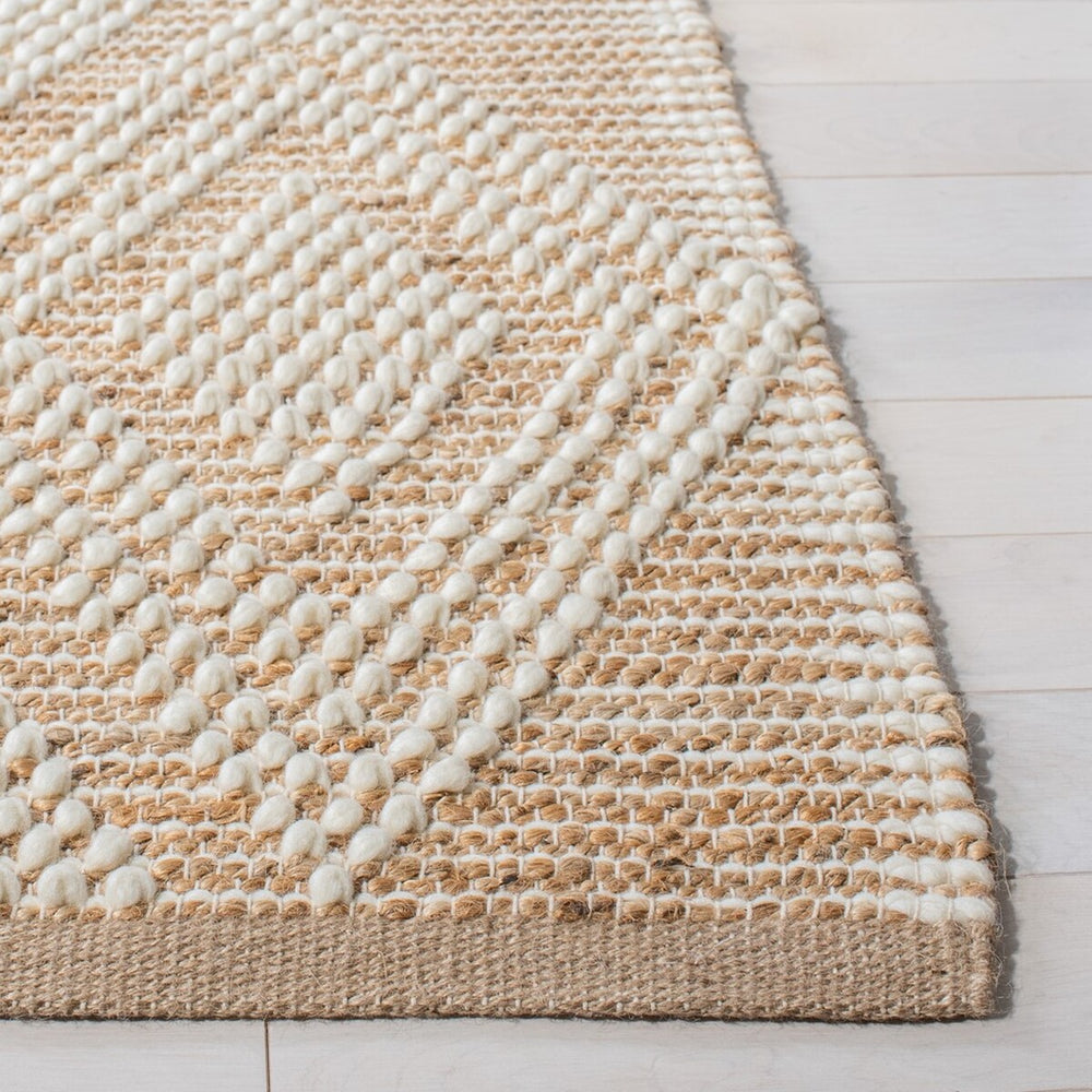 Safavieh Natura 60% Jute, 30% Wool, 10% Cotton Hand woven Rug NAT107A-8