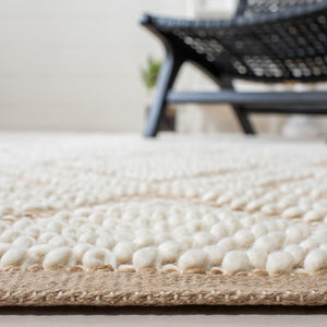Safavieh Natura 60% Jute, 30% Wool, 10% Cotton Hand woven Rug NAT107A-8