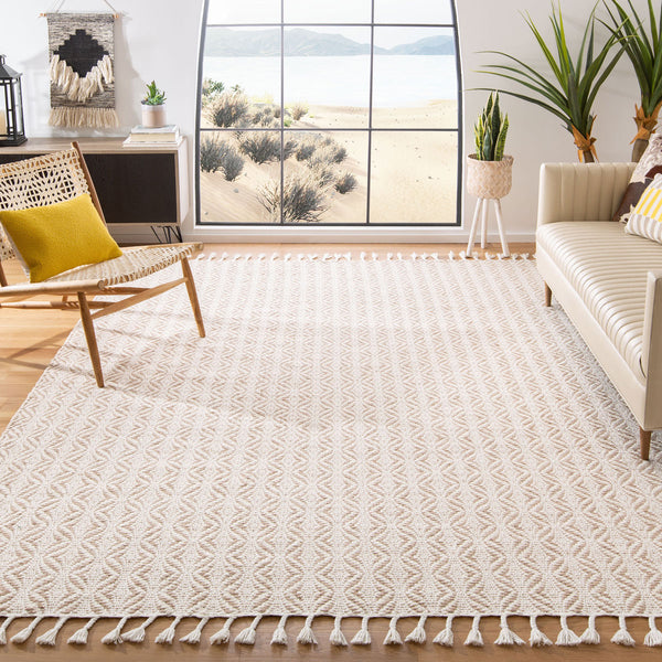 Safavieh Natura Tassle 153 Hand Loomed 60% Polyester and 40% Wool Rug NAT153B-3