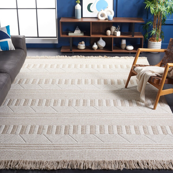 Safavieh Natura 207 Modern Hand Woven Rug Ivory / Taupe NAT207E-8
