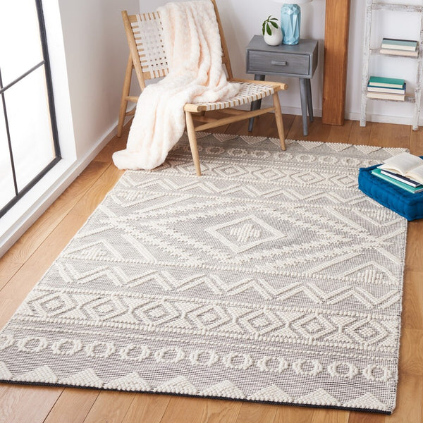 Safavieh Natura 275 Bohemian Flat Weave 80% Wool, 20% Cotton Rug NAT275Z-9