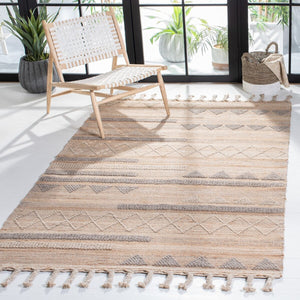Safavieh Natura 278 Bohemian Flat Weave 50% Jute, 30% Wool, 20% Cotton Rug NAT278A-9