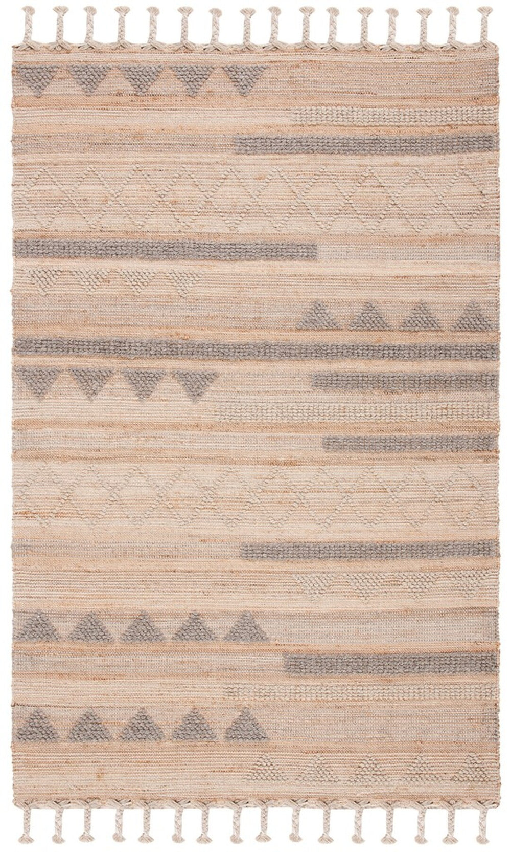 Safavieh Natura 278 Bohemian Flat Weave 50% Jute, 30% Wool, 20% Cotton Rug NAT278A-9