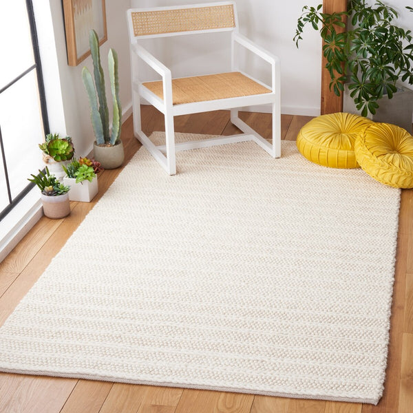 Safavieh Natura 280 Flat Weave 80% Wool and 20% Cotton Bohemian Rug NAT280A-8SQ