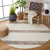 Natura 321 Hand Woven 90% Wool, 10% Cotton 0 Rug Ivory / Brown 90% Wool, 10% Cotton NAT321A-9