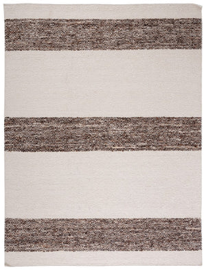 Natura 321 Hand Woven 90% Wool, 10% Cotton 0 Rug Ivory / Brown 90% Wool, 10% Cotton NAT321A-9