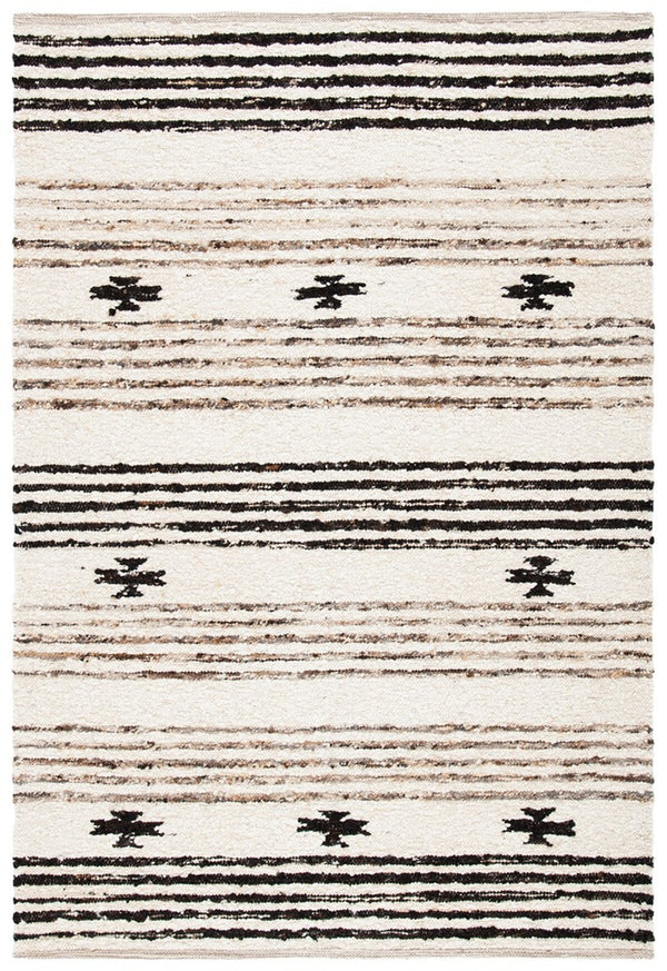 Natura 325 Hand Woven 90% Wool, 10% Cotton 0 Rug Black / Ivory 90% Wool, 10% Cotton NAT325Z-9
