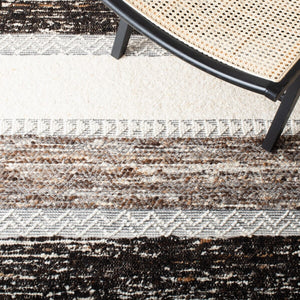 Natura 326 Hand Woven 90% Wool, 10% Cotton 0 Rug Brown / Ivory 90% Wool, 10% Cotton NAT326T-9