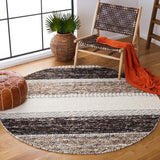 Natura 326 Hand Woven 90% Wool, 10% Cotton 0 Rug Brown / Ivory 90% Wool, 10% Cotton NAT326T-9