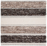Natura 326 Hand Woven 90% Wool, 10% Cotton 0 Rug Brown / Ivory 90% Wool, 10% Cotton NAT326T-9