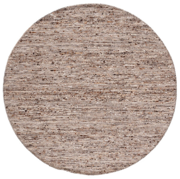 Natura 327 Hand Woven 90% Wool, 10% Cotton 0 Rug Brown / Ivory 90% Wool, 10% Cotton NAT327T-9