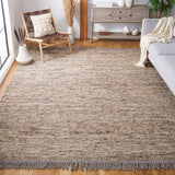 Natura 327 Hand Woven 90% Wool, 10% Cotton 0 Rug Brown / Ivory 90% Wool, 10% Cotton NAT327T-9