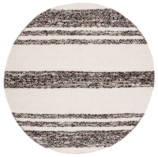 Natura 328 Hand Woven 90% Wool, 10% Cotton 0 Rug Black / Ivory 90% Wool, 10% Cotton NAT328Z-9