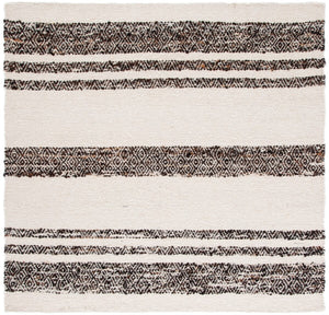 Natura 328 Hand Woven 90% Wool, 10% Cotton 0 Rug Black / Ivory 90% Wool, 10% Cotton NAT328Z-9