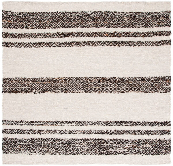 Natura 328 Hand Woven 90% Wool, 10% Cotton 0 Rug Black / Ivory 90% Wool, 10% Cotton NAT328Z-9
