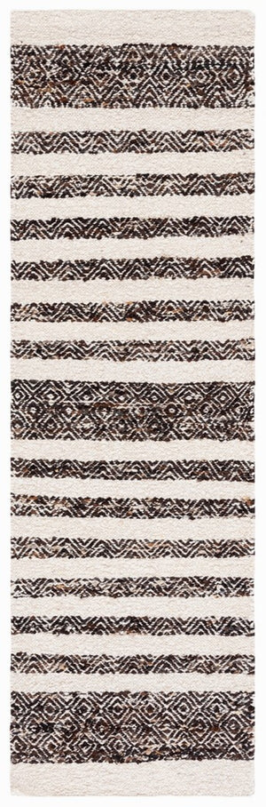 Natura 329 Hand Woven 90% Wool, 10% Cotton 0 Rug Black / Ivory 90% Wool, 10% Cotton NAT329Z-9