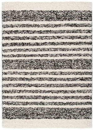 Natura 329 Hand Woven 90% Wool, 10% Cotton 0 Rug Black / Ivory 90% Wool, 10% Cotton NAT329Z-9