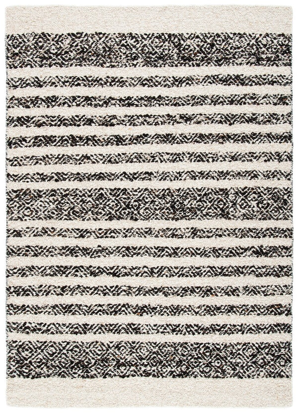 Natura 329 Hand Woven 90% Wool, 10% Cotton 0 Rug Black / Ivory 90% Wool, 10% Cotton NAT329Z-9