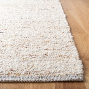 Natura 330 Hand Woven 90% Wool, 10% Cotton 0 Rug Ivory / Light Grey 90% Wool, 10% Cotton NAT330A-9