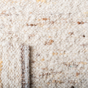 Natura 330 Hand Woven 90% Wool, 10% Cotton 0 Rug Ivory / Light Grey 90% Wool, 10% Cotton NAT330A-9
