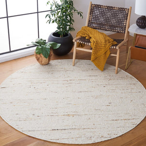 Natura 330 Hand Woven 90% Wool, 10% Cotton 0 Rug Ivory / Light Grey 90% Wool, 10% Cotton NAT330A-9